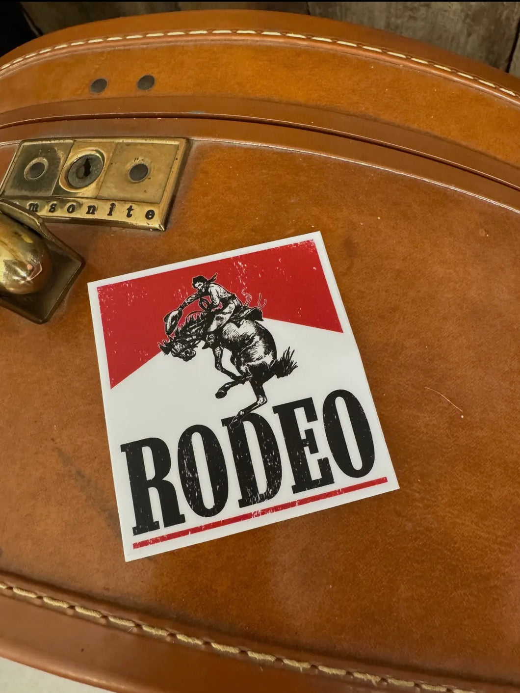 Rodeo Bronc Rider Decal