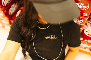 Embroidered Western Tee