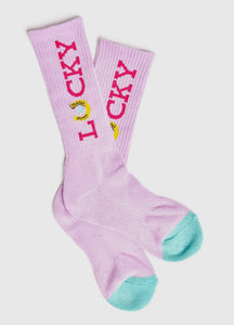 Lucky Chuck Socks *light pink*