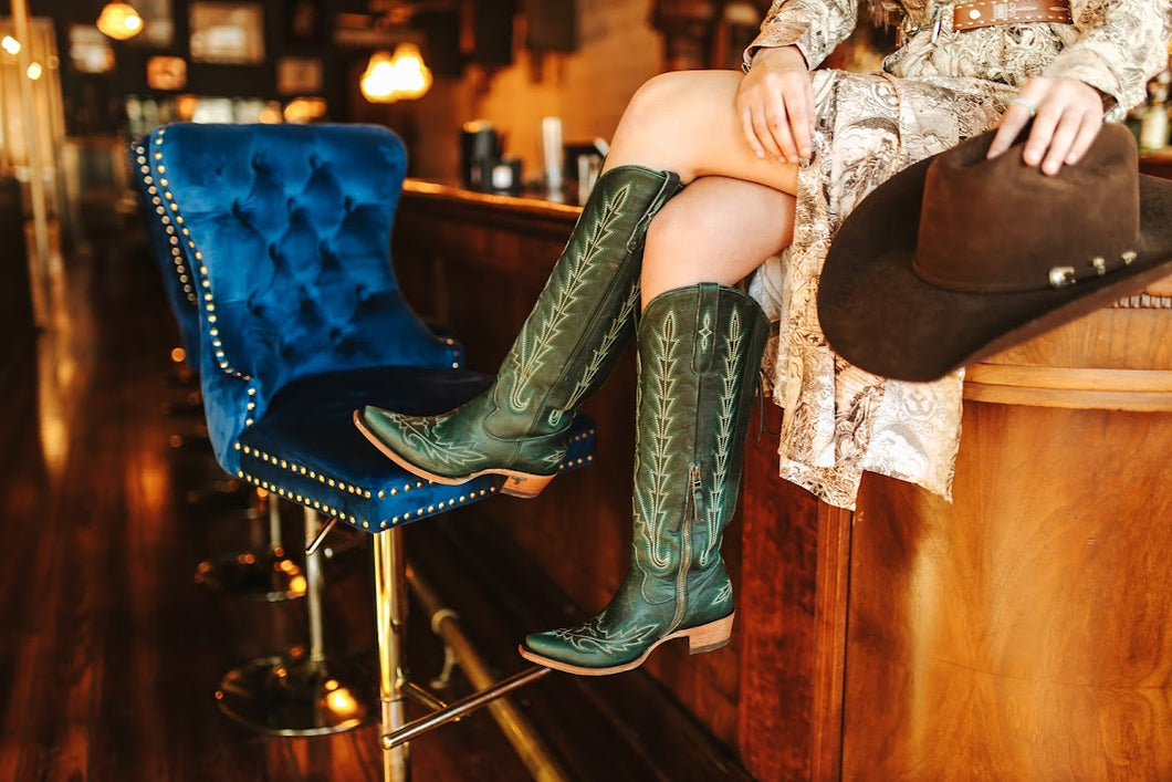 Lexington Knee High Boot *emerald*