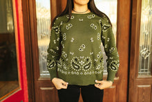 Load image into Gallery viewer, Bandana Sweater *pine*