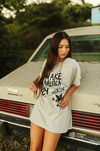 Make America Cowboy Again Oversized Tee