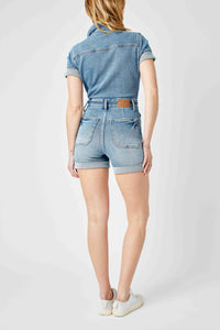 Jazzy Denim Romper