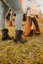 Load image into Gallery viewer, Cossette Bootie *distressed jet black*