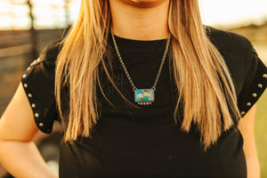 Dakota Turquoise Pendant Necklace