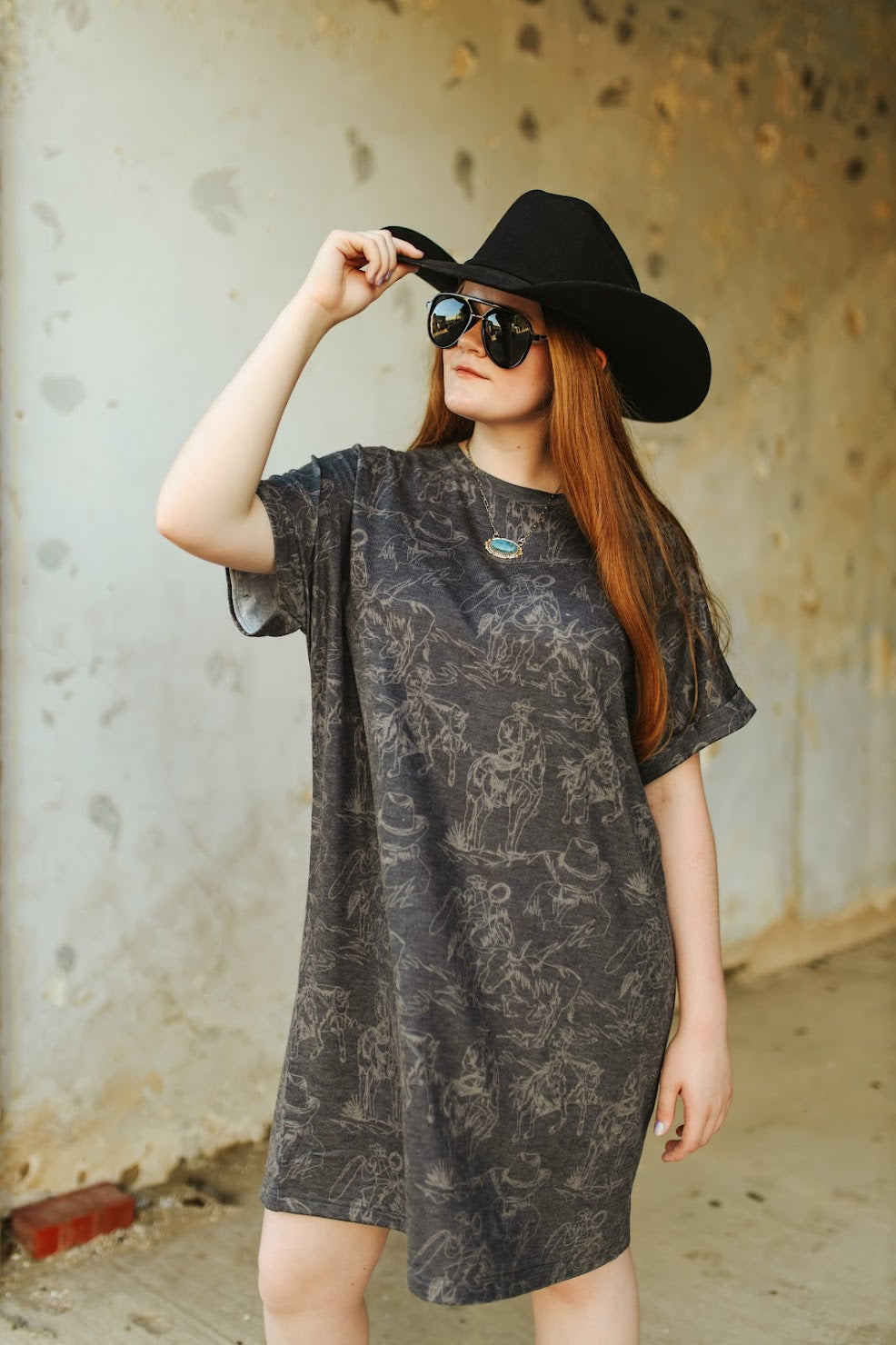 Wild Wild West Tshirt Dress *cowboy*