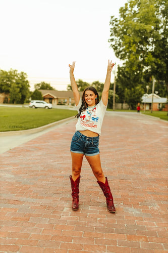 Boots, Bows, & Freedom Tee