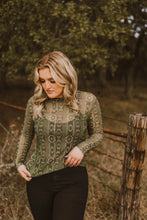 Load image into Gallery viewer, Meshing Around Mesh Long Sleeve *olive*