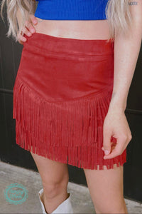 Fort Worth Fringe Skirt