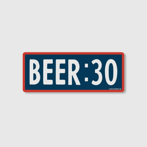 Beer:30 Decal