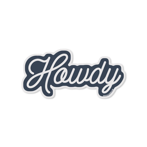 Howdy Decal *Navy*